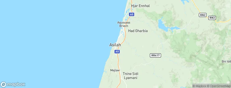 Asilah, Morocco Map