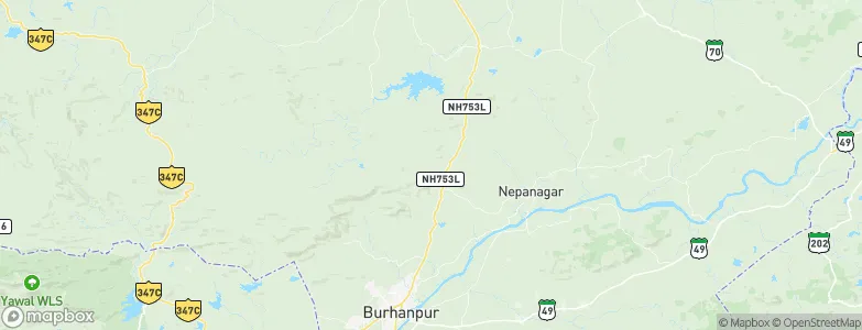 Asīrgarh, India Map