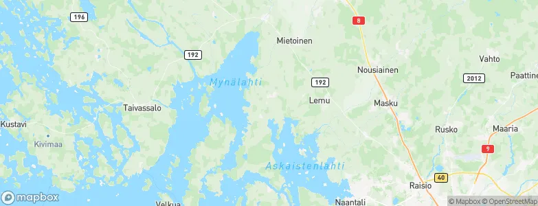 Askainen, Finland Map