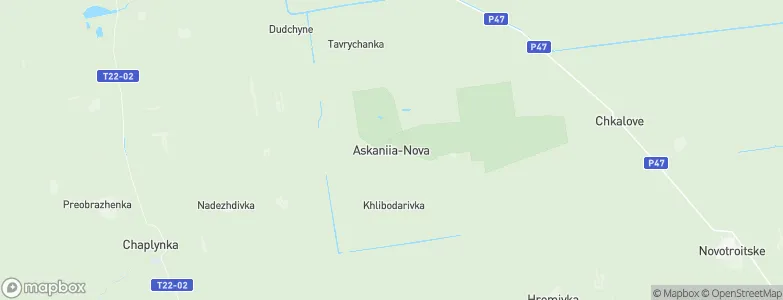 Askania-Nova, Ukraine Map
