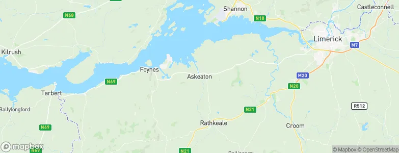 Askeaton, Ireland Map