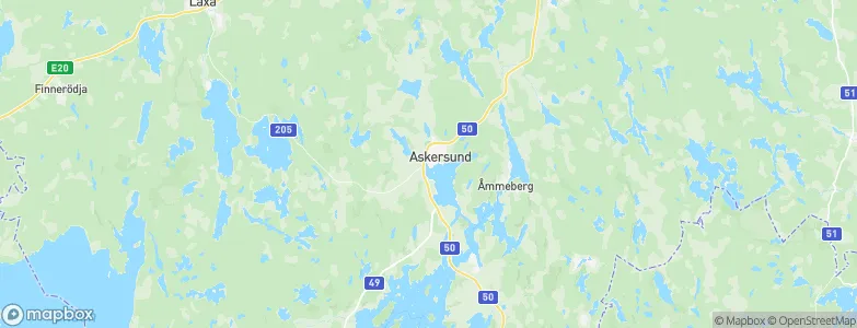 Askersund, Sweden Map