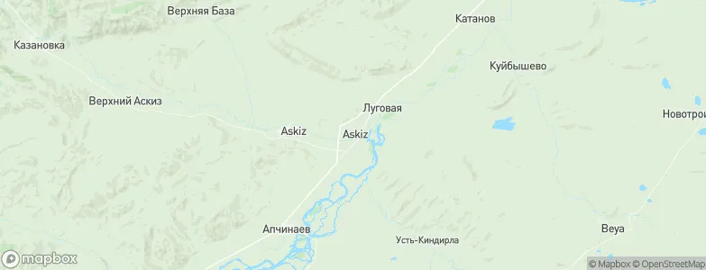 Askiz, Russia Map