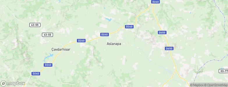 Aslanapa, Turkey Map