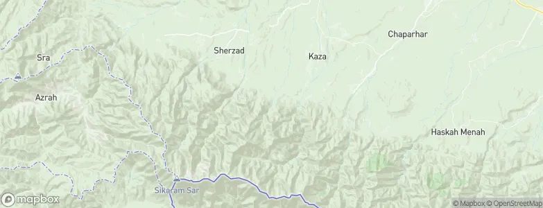 Āsmān Bānḏah, Afghanistan Map