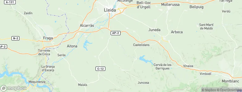 Aspa, Spain Map
