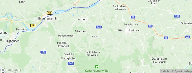 Aspach, Austria Map