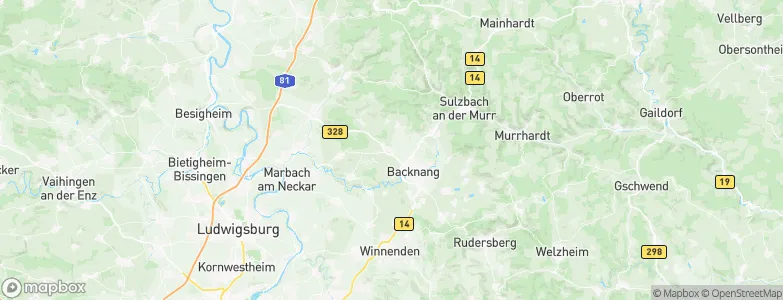 Aspach, Germany Map
