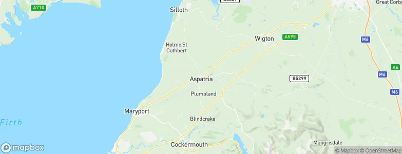 Aspatria, United Kingdom Map