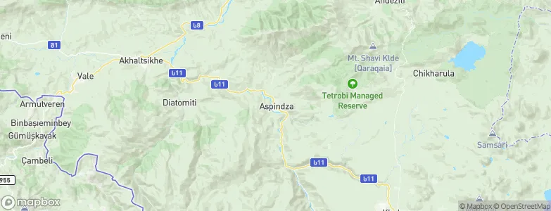 Aspindza, Georgia Map