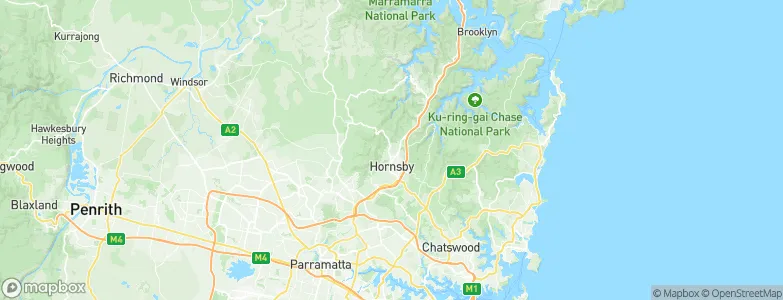 Asquith, Australia Map