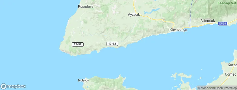 Assos, Turkey Map