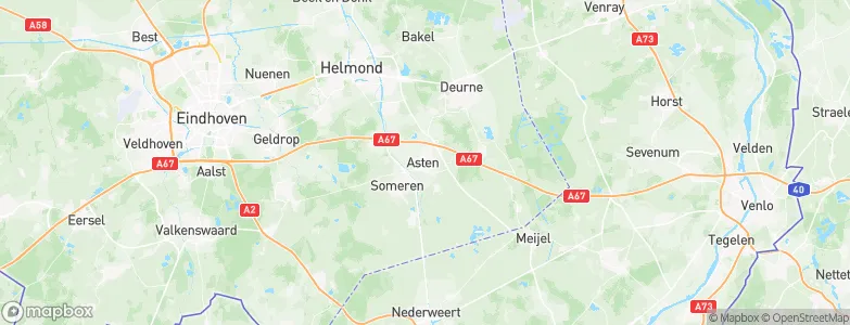 Asten, Netherlands Map