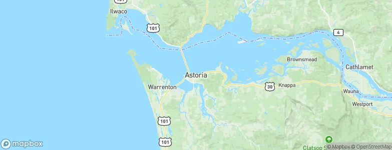 Astoria, United States Map
