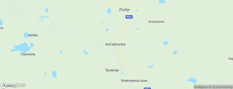Astrakhan, Kazakhstan Map