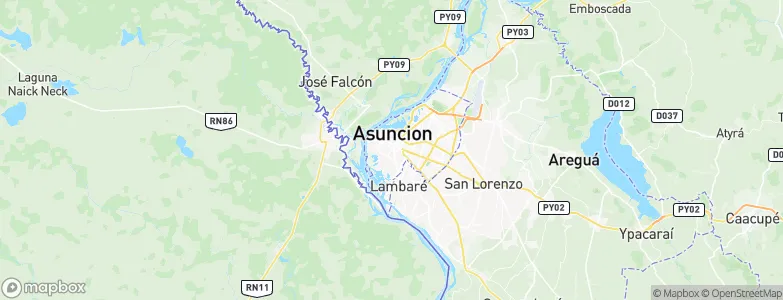 Asunción, Paraguay Map