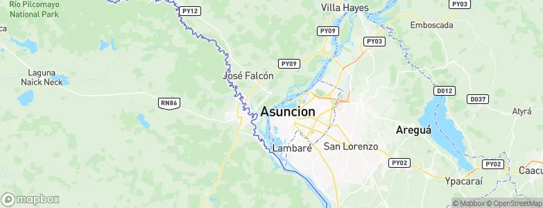 Asunción, Paraguay Map