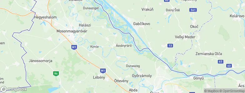 Ásványráró, Hungary Map