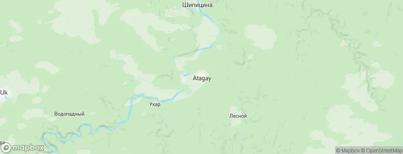 Atagay, Russia Map
