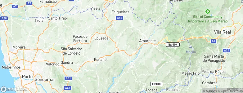 Ataíde, Portugal Map