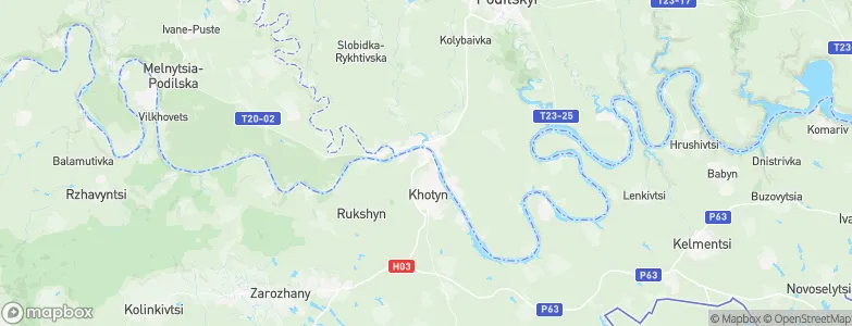Ataki, Ukraine Map