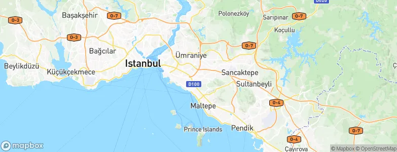 Ataşehir, Turkey Map