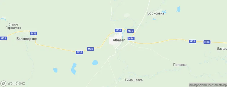 Atbasar, Kazakhstan Map