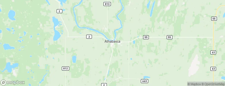 Athabasca, Canada Map