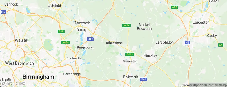 Atherstone, United Kingdom Map