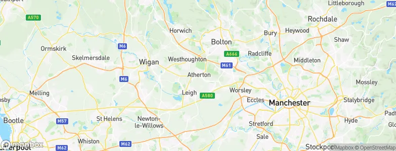 Atherton, United Kingdom Map