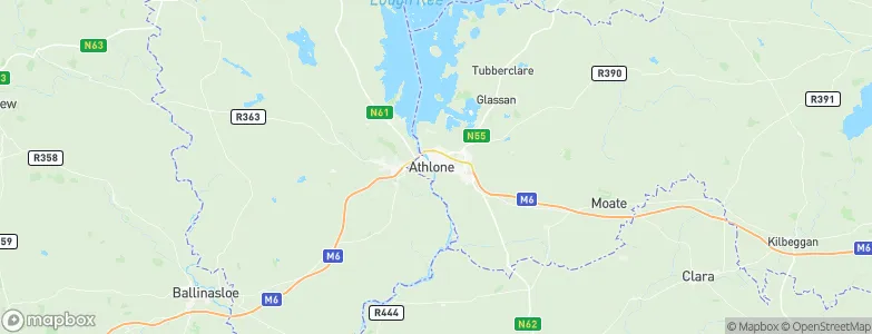 Athlone, Ireland Map