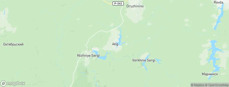 Atig, Russia Map