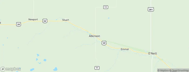 Atkinson, United States Map