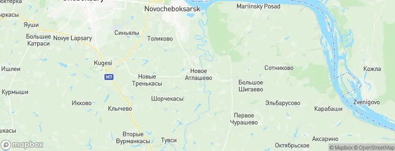 Atlashevo, Russia Map
