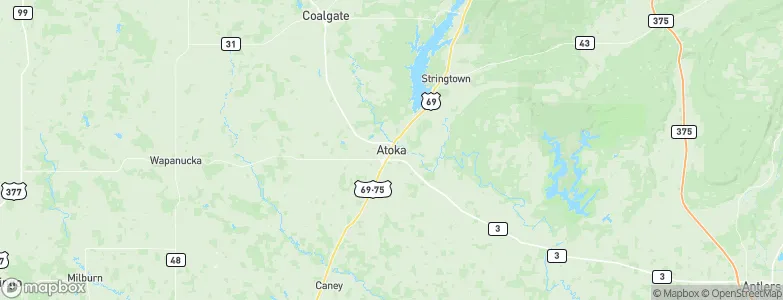Atoka, United States Map