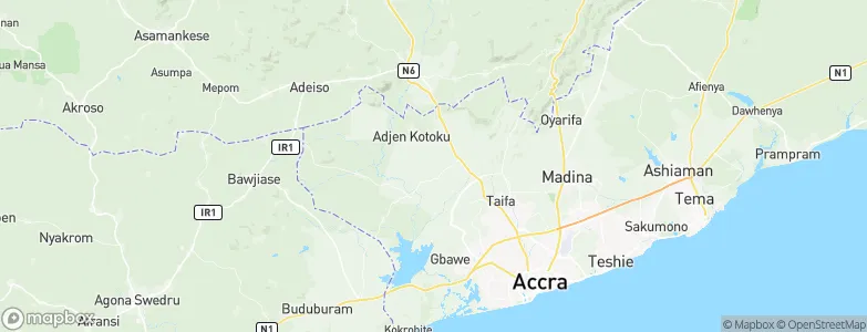 Atsiaman, Ghana Map