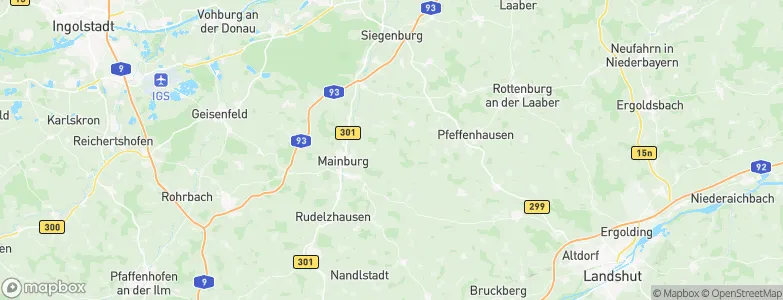 Attenhofen, Germany Map