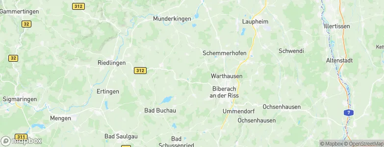 Attenweiler, Germany Map