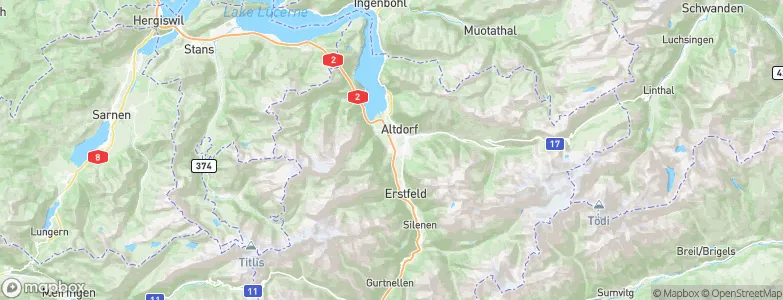 Attinghausen, Switzerland Map