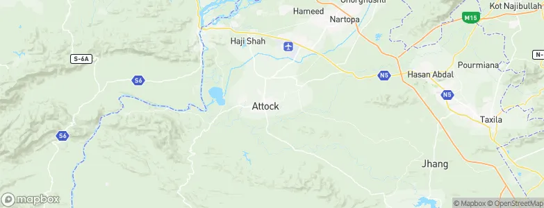 Attock City, Pakistan Map