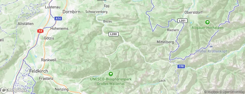 Au, Austria Map