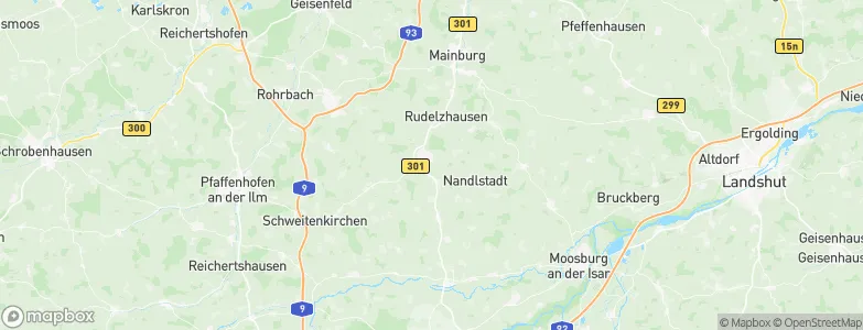 Au in der Hallertau, Germany Map