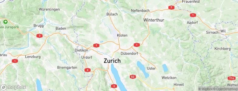Au, Switzerland Map