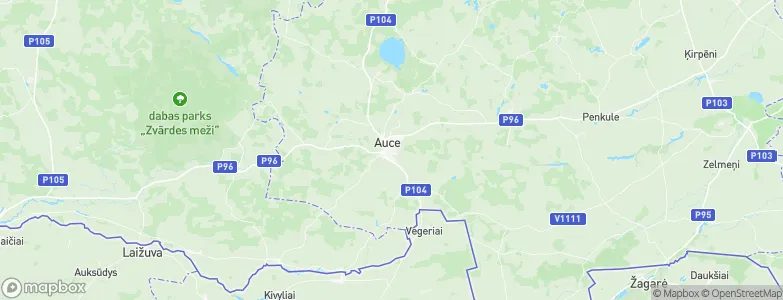 Auce, Latvia Map