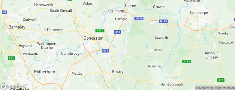 Auckley, United Kingdom Map
