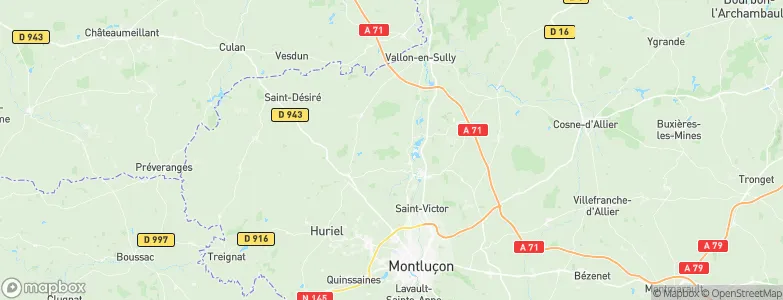 Audes, France Map