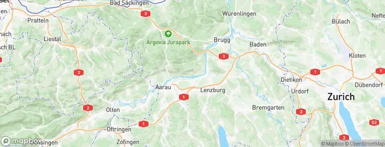 Auenstein, Switzerland Map