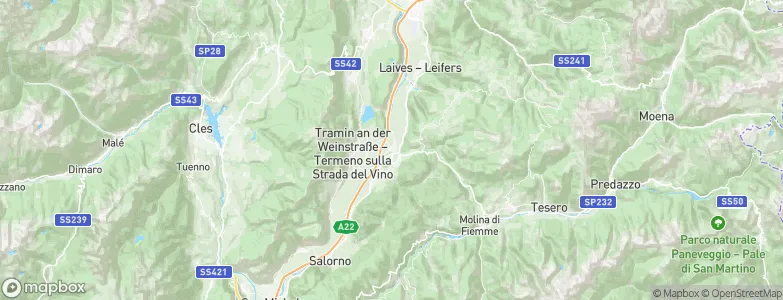 Auer, Italy Map