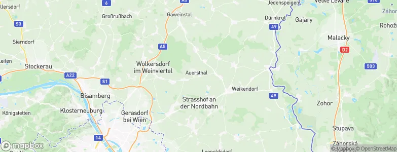 Auersthal, Austria Map