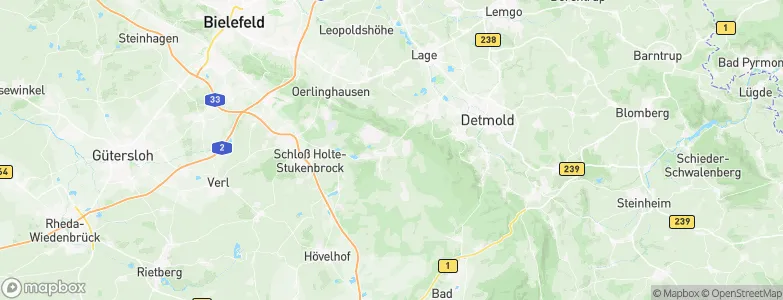 Augustdorf, Germany Map